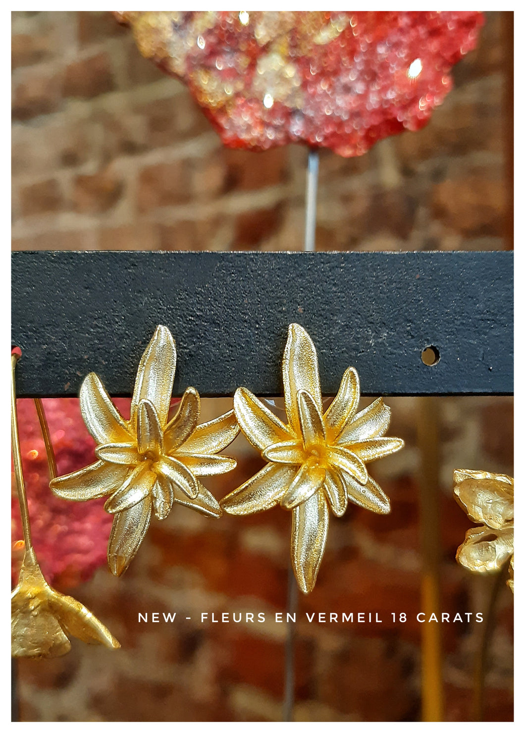 Boucles d'oreilles Fleurs