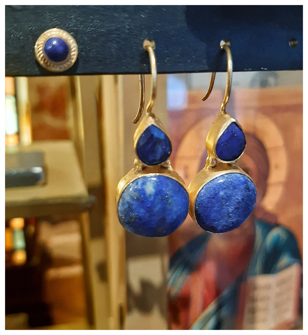 Boucles d'oreilles lapis lazuli