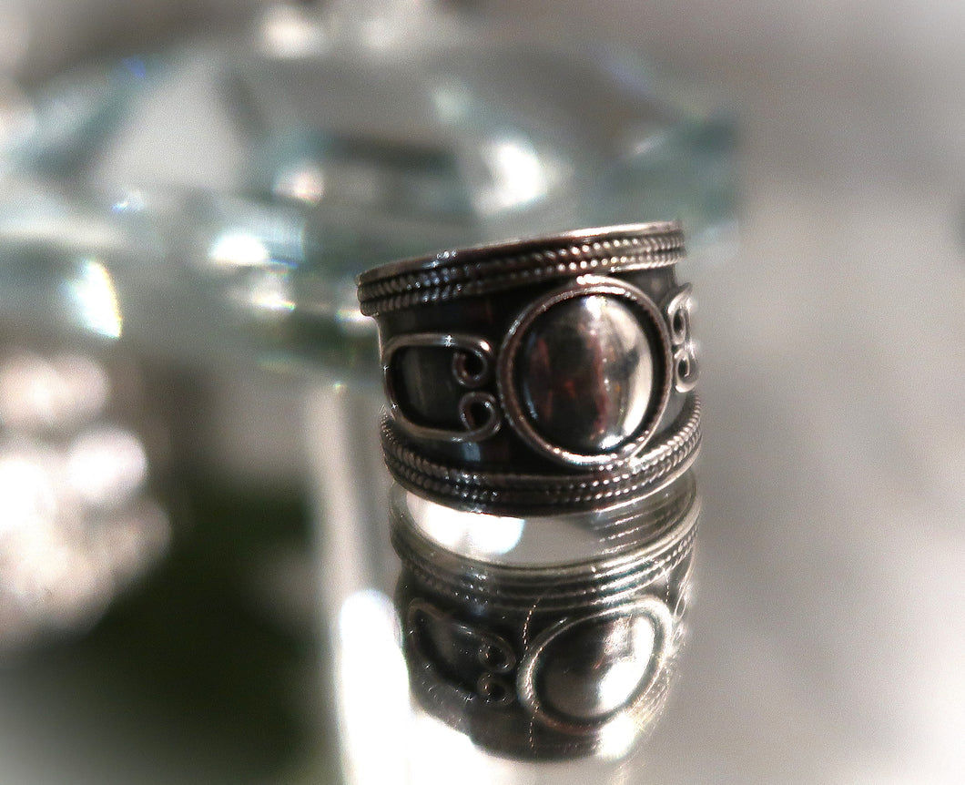Bague celtique en argent 925 - Reproduction médiévale - NEW