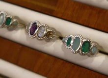 NEW! Bague fine en argent 925 et très belle association de pierres - modèle "Byzance"