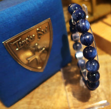 Splendide bracelet en cyanites bleues pures - NEW