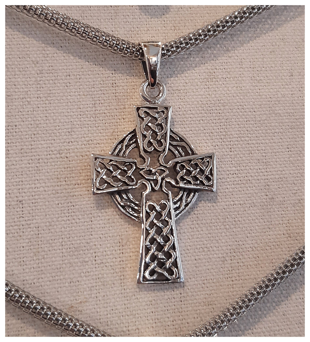 Croix celtique racée en argent 925 - Superbe nouveauté 2024