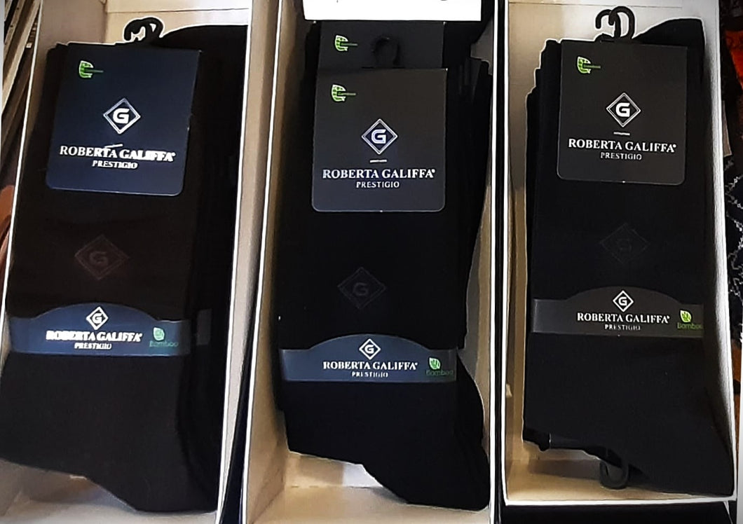 Chaussettes 100% bambou - gamme business - noir, marine, marron foncé - NEW