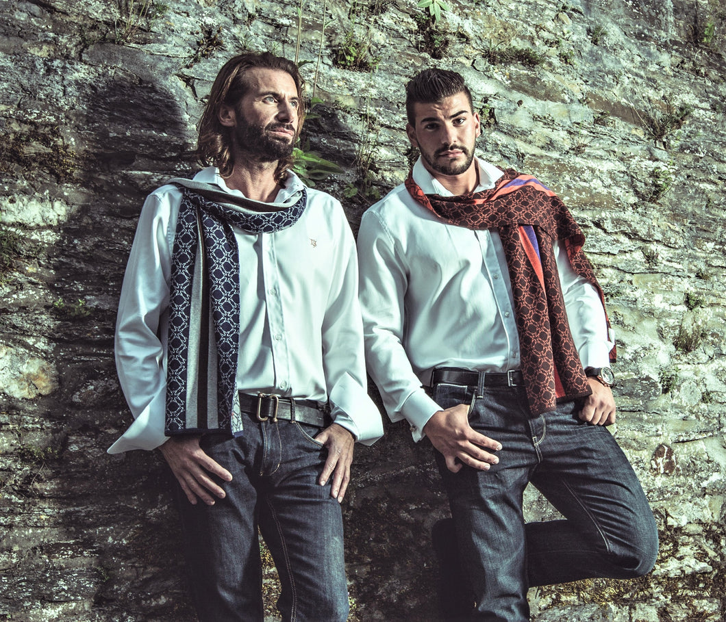 PROMOTION - 1 + 1 GRATUITE / Écharpe grand Modèle Templar Soul - 100% laine mérinos