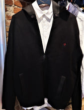 Gilet noir 85% coton zippé à capuche avec croix rouge brodée - NEW