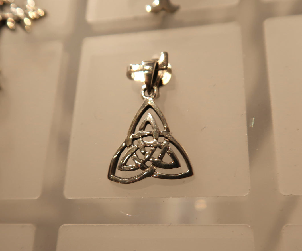 Pendentif Celtique - Double Triquetra - en argent 925 - NEW