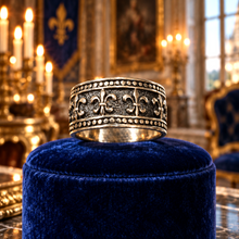 Anneau Royal aux Fleurs de Lys – Argent 925