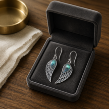 Boucles d'oreilles Ailes d'Ange en argent & abalone - NEW