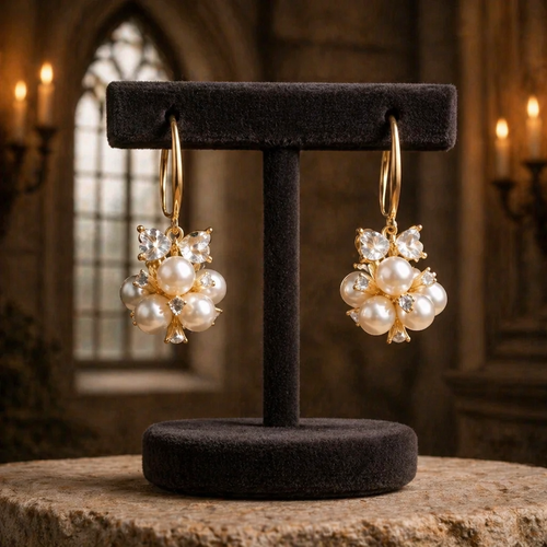 VENDUES - Boucles d'oreilles Miss Terre 