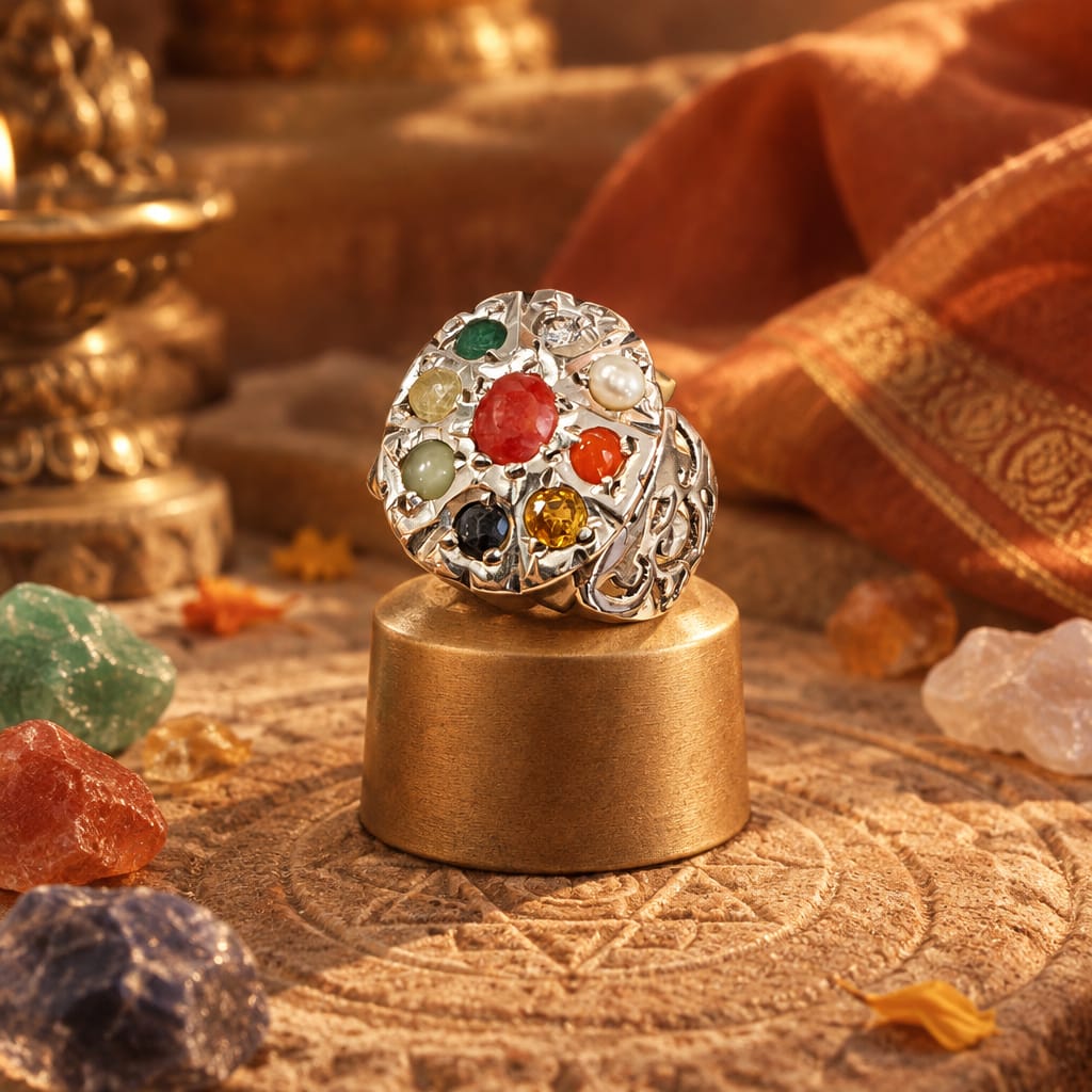 Bague Chakras – Pierres naturelles & Argent 925