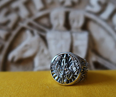 NEW - Chevalière Archange Saint-Michel - argent 925