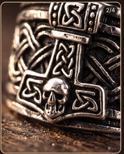 Bague Mjölnir - Le Marteau de Thor en argent 925