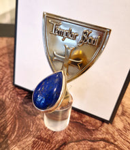 Bague en argent & très beau lapis lazuli pur - NEW