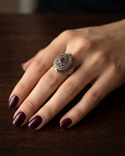 Bague Poison – Collection Médicis | Argent 925 & Grenat