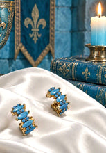 Boucles d'Oreilles Éclats de Turquoise – Vermeil et Turquoises Véritables
