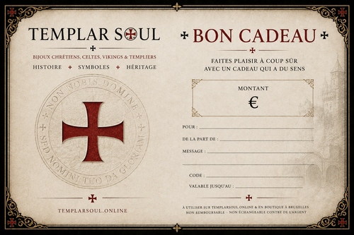 BON CADEAU TEMPLAR SOUL - De 20 à 100 euros sans limite de temps!