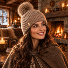 Bonnet Dame Gérard Pasquier Beige Poudré & Angora - Douceur d'Hiver
