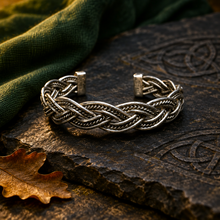 Bracelet celtique en argent 925 - La Tresse sans fin