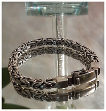 Bracelet mixte en argent 925 - Maille du Roi - Artisanal - NEW