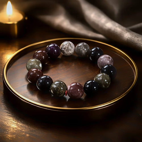 Superbe bracelet Dame en tourmalines pures & rares - Pièce unique