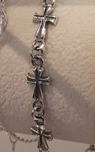 Bracelet Chaîne de Croix en Argent 925 – Inspiration Médiévale