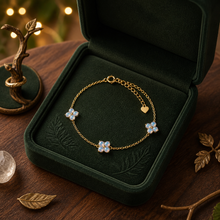 Très joli bracelet elfique en vermeil & résine Opaline - NEW