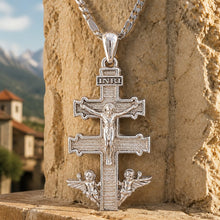 Croix de Caravaca - Riche en Histoire - Artisanale en argent 925