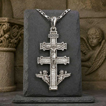 Croix de Caravaca - Riche en Histoire - Artisanale en argent 925