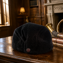 Casquette en velours noir - chic et retro mais pas trop ;)