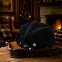Casquette en velours noir - chic et retro mais pas trop ;)