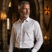 Chemise Templar Soul "Guillaume de Sonnac" - Blanc immaculé