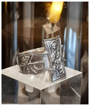 NEW - Bague Christ Pantocrator en argent 925 faite main - Coup de coeur!