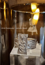 NEW - Bague Christ Pantocrator en argent 925 faite main - Coup de coeur!