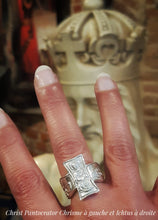NEW - Bague Christ Pantocrator en argent 925 faite main - Coup de coeur!