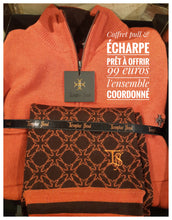 Coffret pull laine & cachemire  avec écharpe 100% laine mérinos - 9 combinaisons possibles!