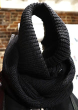 Col à capuche "Miss Terre" - Noir ou Amande - Coup de cœur hiver 2024 - Made in Italy