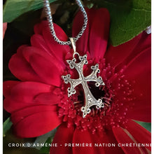Croix d'Arménie en argent 925 - Première Nation Chrétienne!