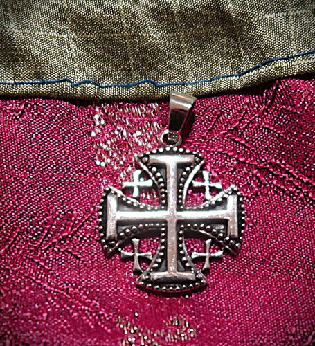Croix de Jérusalem en argent 925 - Ordre Equestre du Saint-Sépulcre - Réassort 2025