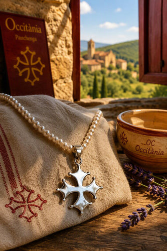 Croix occitane en argent 925 - L'Occitanie, l'Histoire d'une Terre identitaire