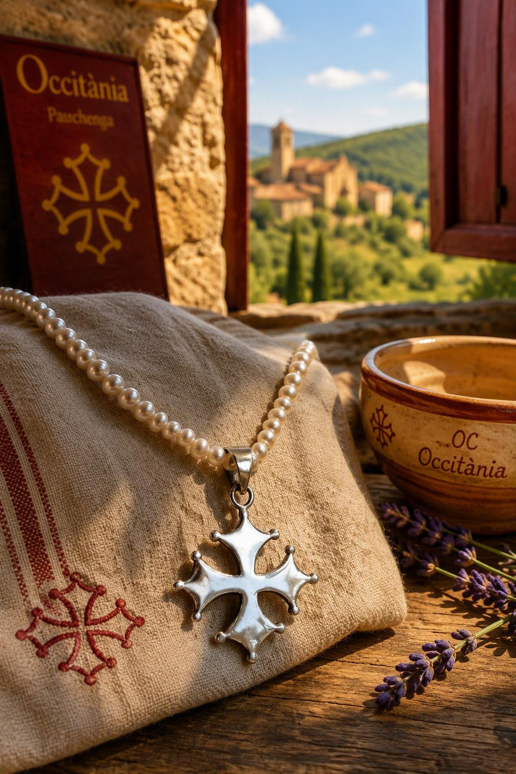 Croix occitane en argent 925 - L'Occitanie, l'Histoire d'une Terre identitaire