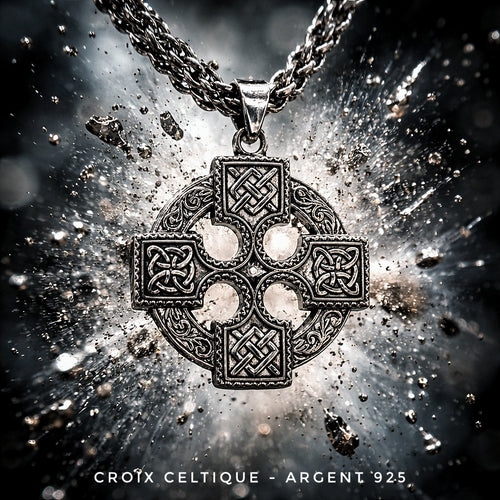 Collier Croix de Malte porte bonheur en argent I Collier portugais – Luisa Paixao