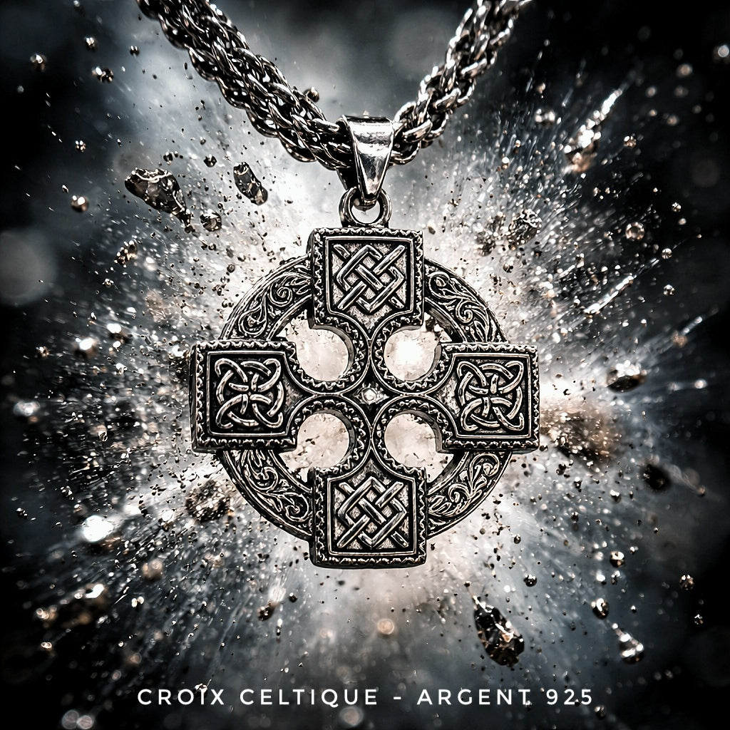 Nouvelle croix celtique affirmée en argent 925 - NEW