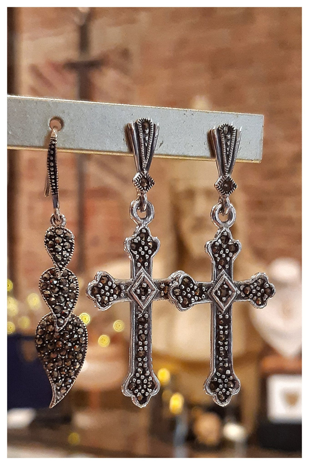Boucles d'oreilles Croix 