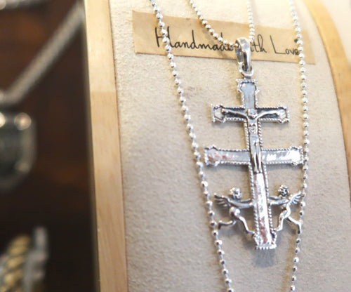 Croix de Caravaca de Murcia / modèle rare - Argent 925