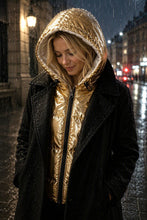 Gilet "Urban Light" - Doré Métallisé à Capuche