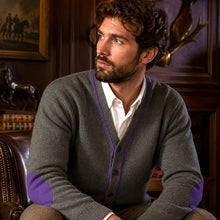 Gilet Templar Soul Mérinos & Cachemire Gris & Violet