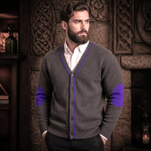 Gilet Templar Soul Mérinos & Cachemire Gris & Violet