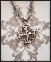 Superbe Croix de Jérusalem en argent 925 - Ordre Equestre du Saint-Sépulcre - NEW 2024