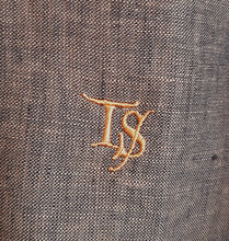 Chemise 100% lin naturel châtaigne et bleu roi - Made in France (L en stock uniquement)