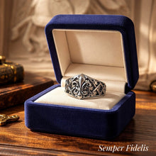 NEW - Très belle Chevalière Fleur de Lys ajourée - Argent 925
